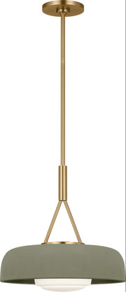 Visual Comfort Studio - SCRJPD167EBSSSOEG - One Light Pendant - Liora - Estate Brass