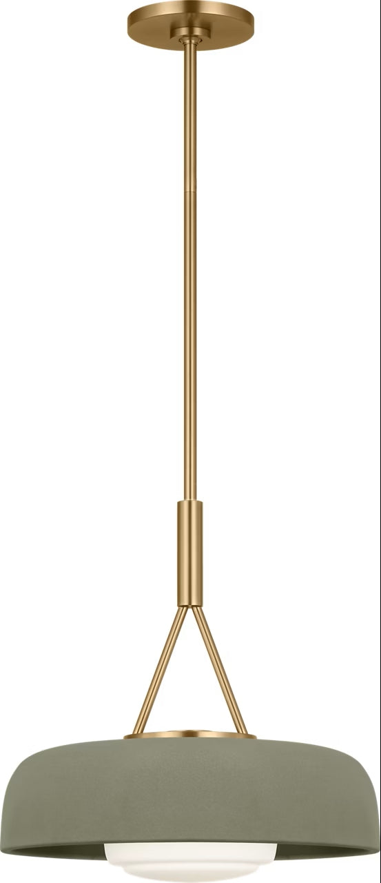 Visual Comfort Studio - SCRJPD167EBSSSOEG - One Light Pendant - Liora - Estate Brass