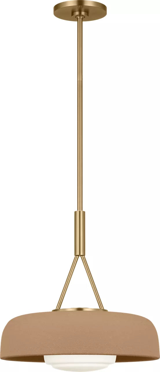 Visual Comfort Studio - SCRJPD167EBSTSOEG - One Light Pendant - Liora - Estate Brass