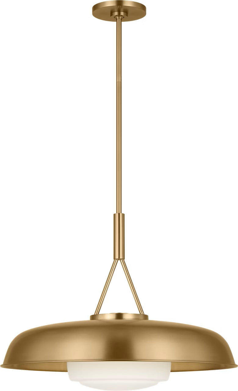 Visual Comfort Studio - SCRJPD168EBSOEG - One Light Pendant - Liora - Estate Brass