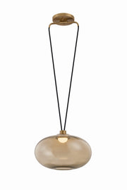 Troy Lighting - F6814-PBR - LED Pendant - Walz - Patina Brass