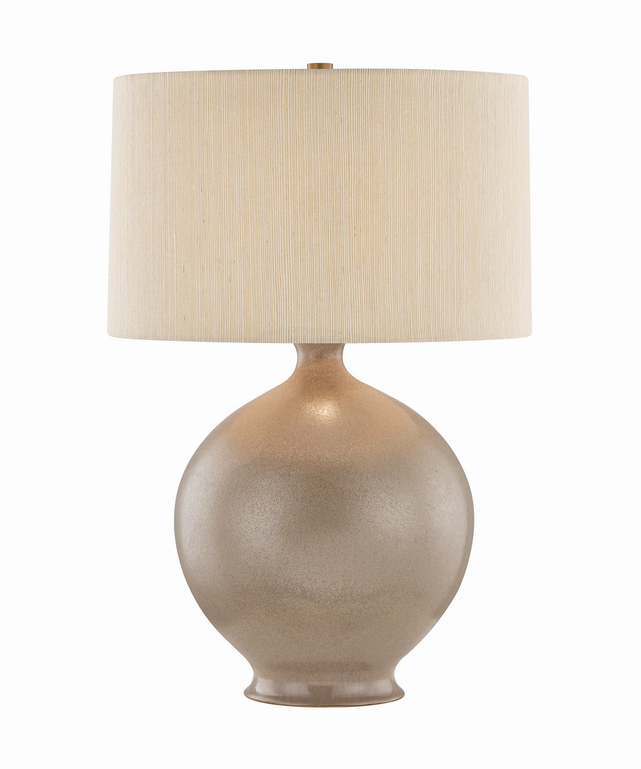 Troy Lighting - PTL3924-PBR/CBH - One Light Table Lamp - Dunsmuir - Patina Brass