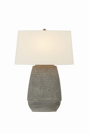 Troy Lighting - PTL4527-PBR/CGA - One Light Table Lamp - Waylen - Patina Brass