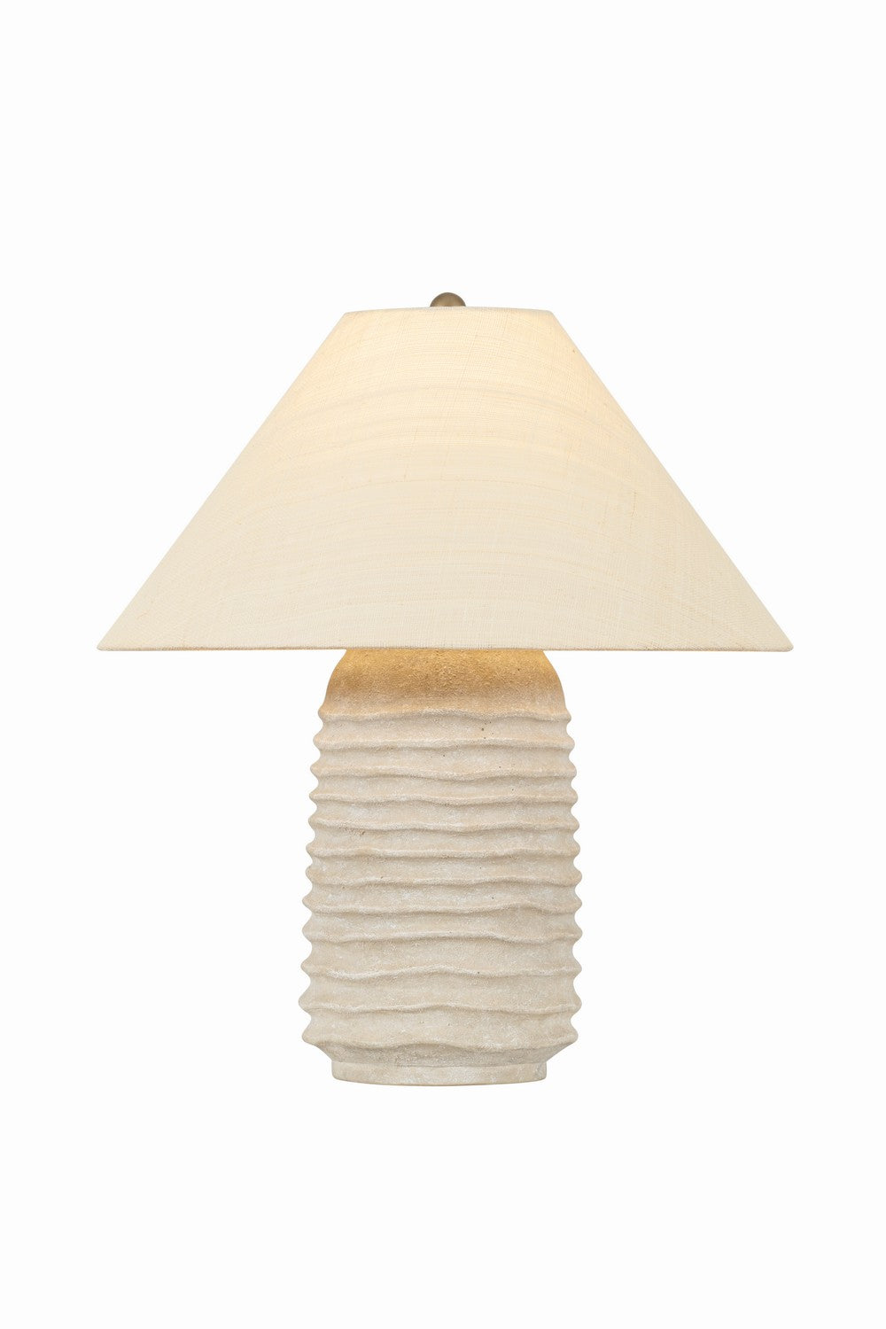 Troy Lighting - PTL5023-PBR/CER - One Light Table Lamp - Gino - Patina Brass