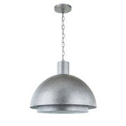 Varaluz - P66502WG - One Light Pendant - Birchton - Weathered Galvanized