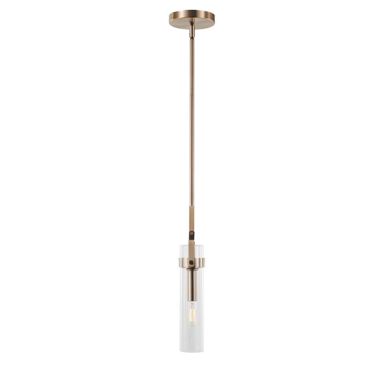 Varaluz - P67862BB - One Light Pendant - Foxwich - Brushed Brass