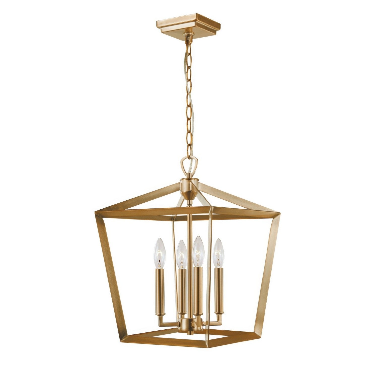 Varaluz - P67901BB - One Light Pendant - York - Brushed Brass