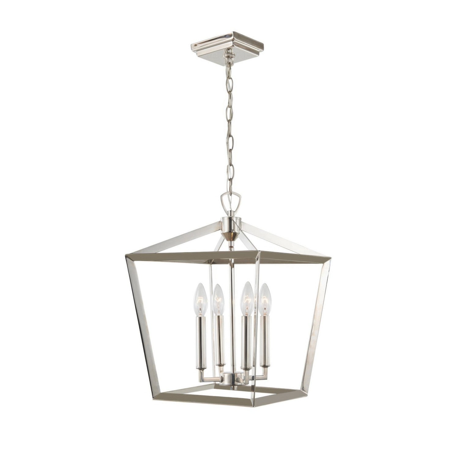 Varaluz - P67901PN - One Light Pendant - York - Polished Nickel