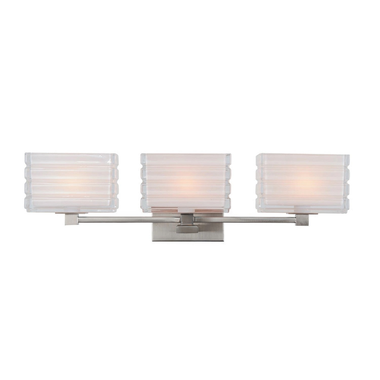 Varaluz - V67511BN - Three Light Bath Vanity - Sardinia - Brushed Nickel