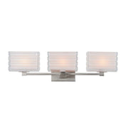 Varaluz - V67511BN - Three Light Bath Vanity - Sardinia - Brushed Nickel