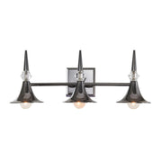Varaluz - V67921BC - Three Light Bath Vanity - Tromba - Black Chrome