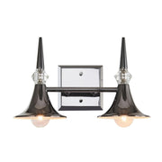 Varaluz - V67922BC - Two Light Bath Vanity - Tromba - Black Chrome