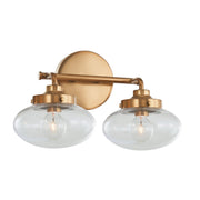 Varaluz - V68112AGB - Two Light Bath Vanity - Harrow - Aged Brass