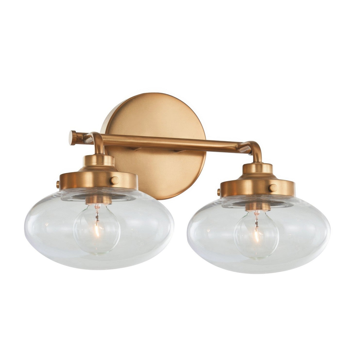 Varaluz - V68112AGB - Two Light Bath Vanity - Harrow - Aged Brass