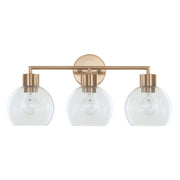 Varaluz - V68841BB - Three Light Bath Vanity - Cortona - Brushed Brass