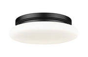 Z-Lite - 1025F12-MB-LED - One Light Flush Mount - Soleil - Matte Black