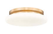 Z-Lite - 1025F12-MGLD-LED - One Light Flush Mount - Soleil - Modern Gold