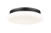 Z-Lite - 1025F16-MB-LED - One Light Flush Mount - Soleil - Matte Black