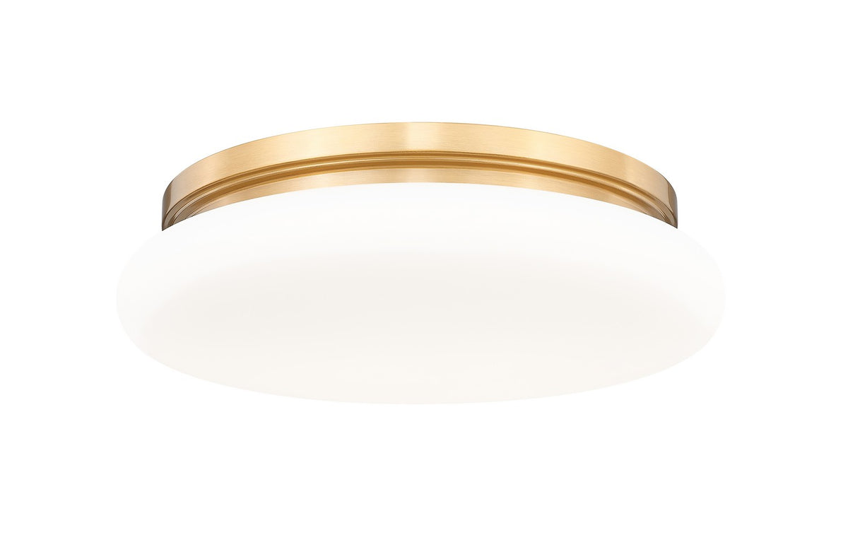 Z-Lite - 1025F16-MGLD-LED - One Light Flush Mount - Soleil - Modern Gold