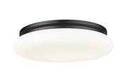 Z-Lite - 1025F20-MB-LED - One Light Flush Mount - Soleil - Matte Black