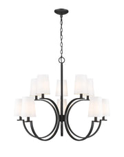 Z-Lite - 2016-10MB - Ten Light Chandelier - Cordelia - Matte Black