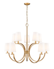 Z-Lite - 2016-10MGLD - Ten Light Chandelier - Cordelia - Modern Gold