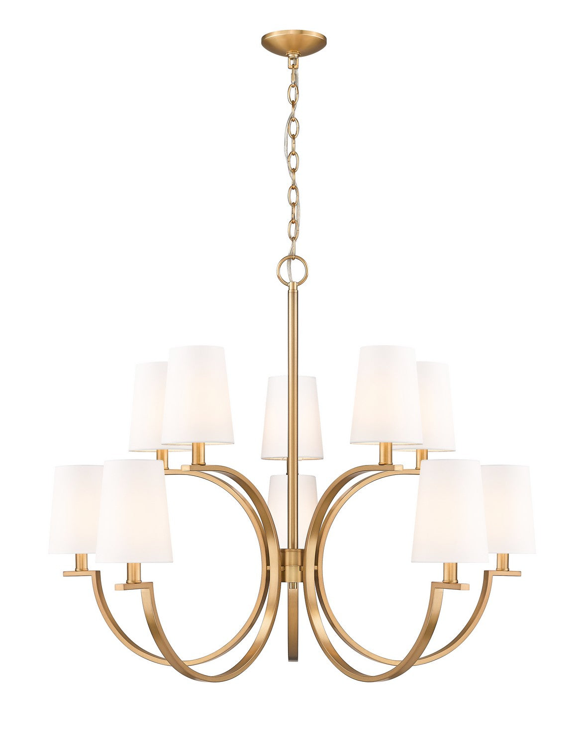 Z-Lite - 2016-10MGLD - Ten Light Chandelier - Cordelia - Modern Gold