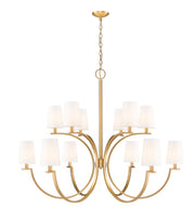 Z-Lite - 2016-12MGLD - 12 Light Chandelier - Cordelia - Modern Gold