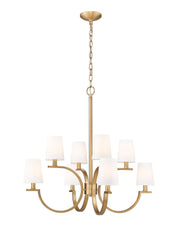 Z-Lite - 2016-8MGLD - Eight Light Chandelier - Cordelia - Modern Gold