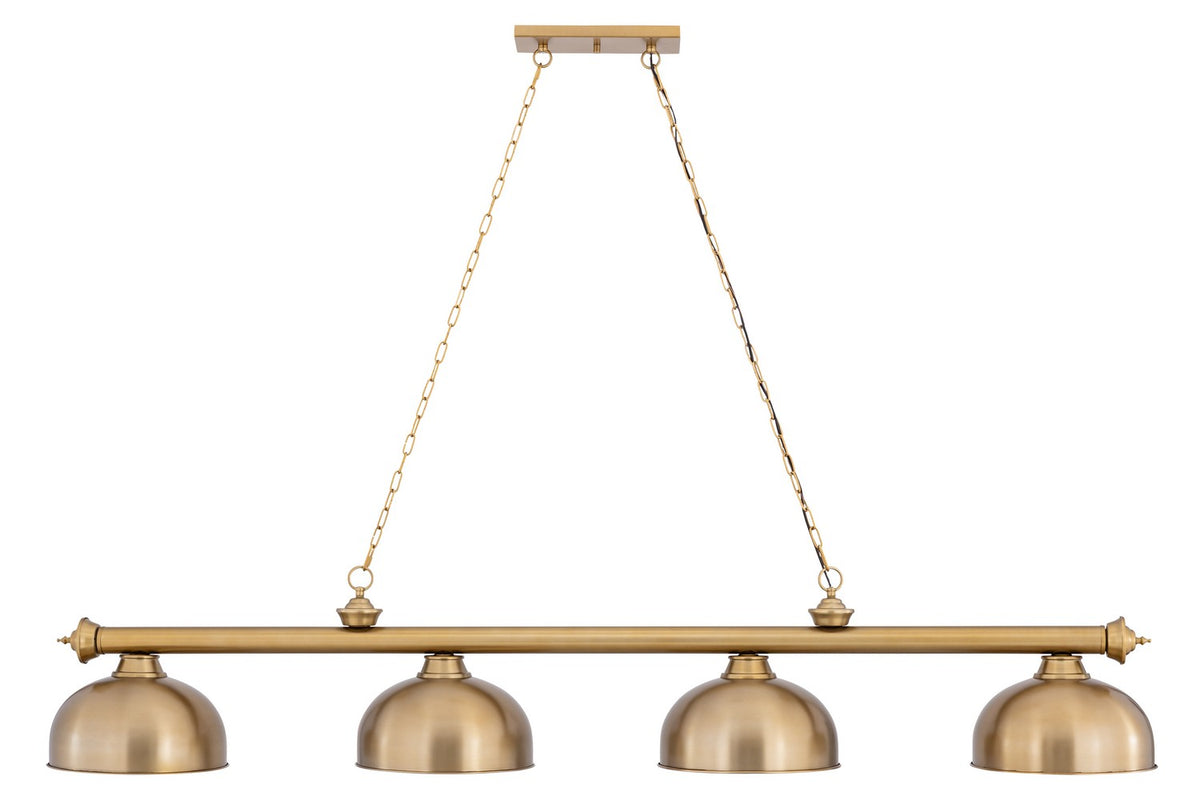 Z-Lite - 2306-4HBR-D13HBR - Four Light Billiard - Cordon - Heritage Brass