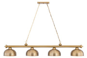 Z-Lite - 2306-4HBR-D13HBR - Four Light Billiard - Cordon - Heritage Brass
