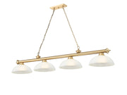 Z-Lite - 2306-4HBR-DWL14 - Four Light Billiard - Cordon - Heritage Brass