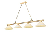 Z-Lite - 2306-4HBR-GM16 - Four Light Billiard - Cordon - Heritage Brass