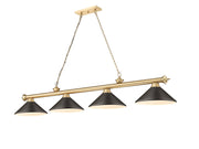 Z-Lite - 2306-4HBR-MBRZ - Four Light Billiard - Cordon - Heritage Brass