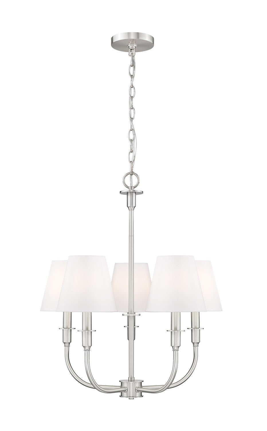 Z-Lite - 3049-18C-BN - Five Light Chandelier - Tova - Brushed Nickel