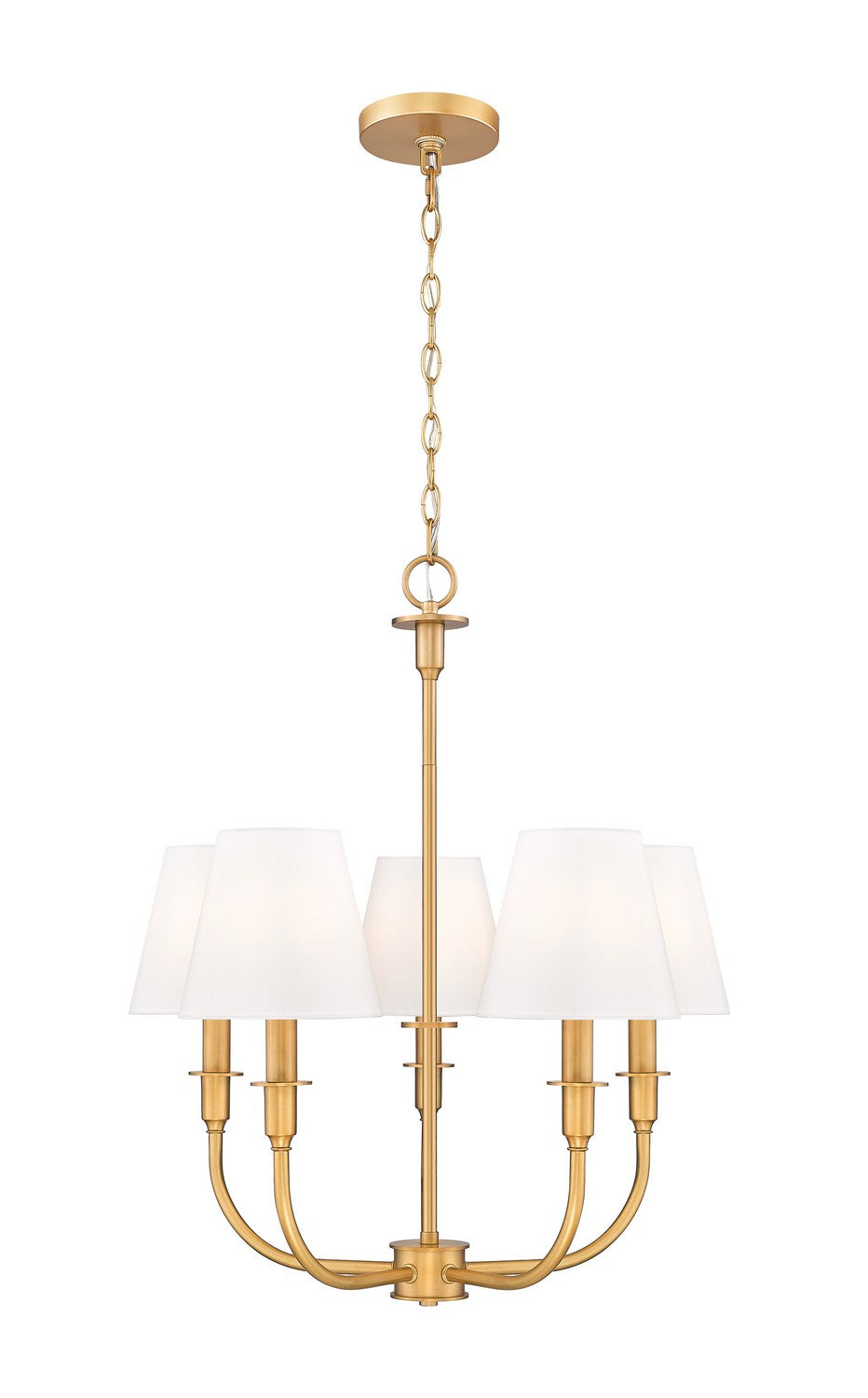 Z-Lite - 3049-18C-RB - Five Light Chandelier - Tova - Rubbed Brass