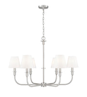 Z-Lite - 3049-32BN - Six Light Chandelier - Tova - Brushed Nickel