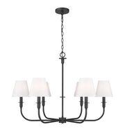 Z-Lite - 3049-32MB - Six Light Chandelier - Tova - Matte Black