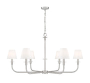 Z-Lite - 3049-45BN - Six Light Chandelier - Tova - Brushed Nickel