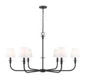 Z-Lite - 3049-45MB - Six Light Chandelier - Tova - Matte Black
