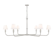 Z-Lite - 3049-62BN - Six Light Chandelier - Tova - Brushed Nickel