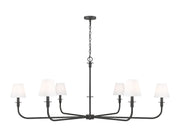 Z-Lite - 3049-62MB - Six Light Chandelier - Tova - Matte Black