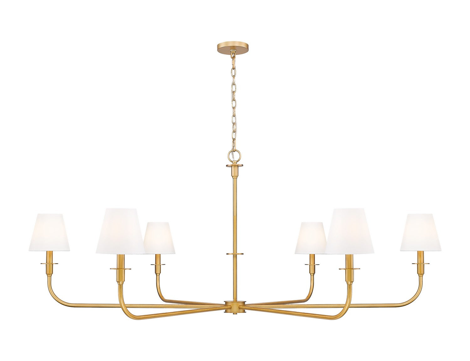 Z-Lite - 3049-62RB - Six Light Chandelier - Tova - Rubbed Brass