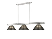 Z-Lite - 3050-3BN-ARS - Three Light Billiard - Vanguard - Brushed Nickel