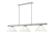 Z-Lite - 3050-3BN-AWL14 - Three Light Billiard - Vanguard - Brushed Nickel