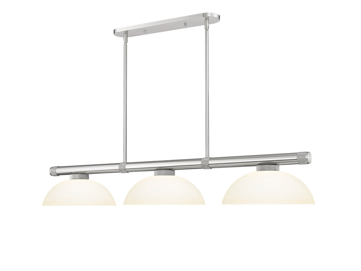 Z-Lite - 3050-3BN-DMO14 - Three Light Billiard - Vanguard - Brushed Nickel