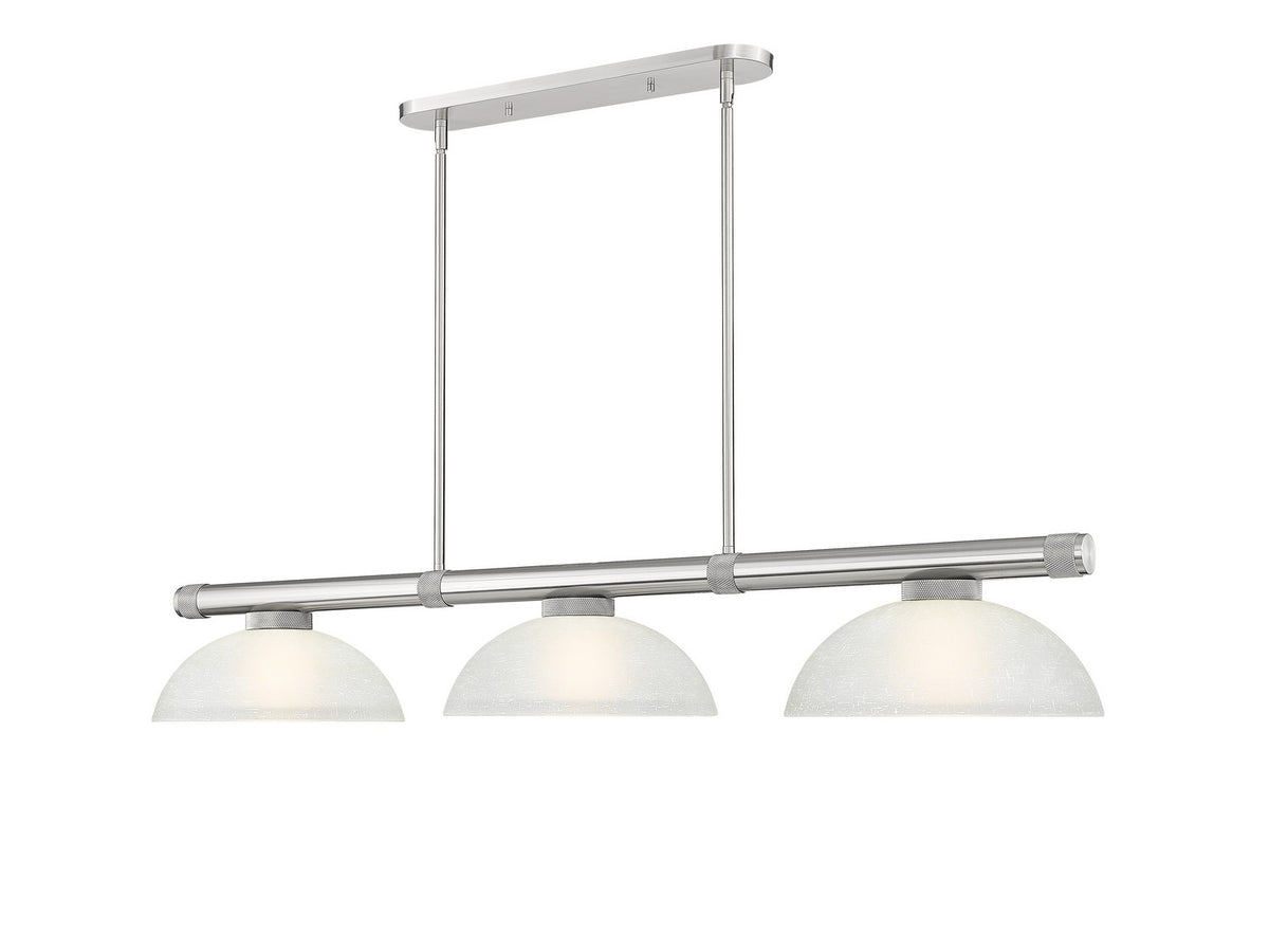 Z-Lite - 3050-3BN-DWL14 - Three Light Billiard - Vanguard - Brushed Nickel