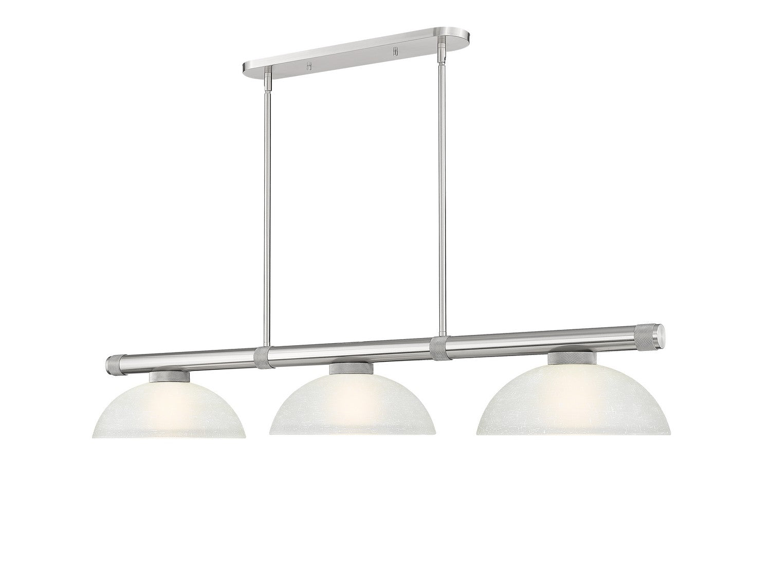 Z-Lite - 3050-3BN-DWL14 - Three Light Billiard - Vanguard - Brushed Nickel