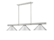 Z-Lite - 3050-3BN-MBN - Three Light Billiard - Vanguard - Brushed Nickel
