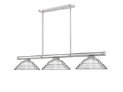 Z-Lite - 3050-3BN-SBN - Three Light Billiard - Vanguard - Brushed Nickel